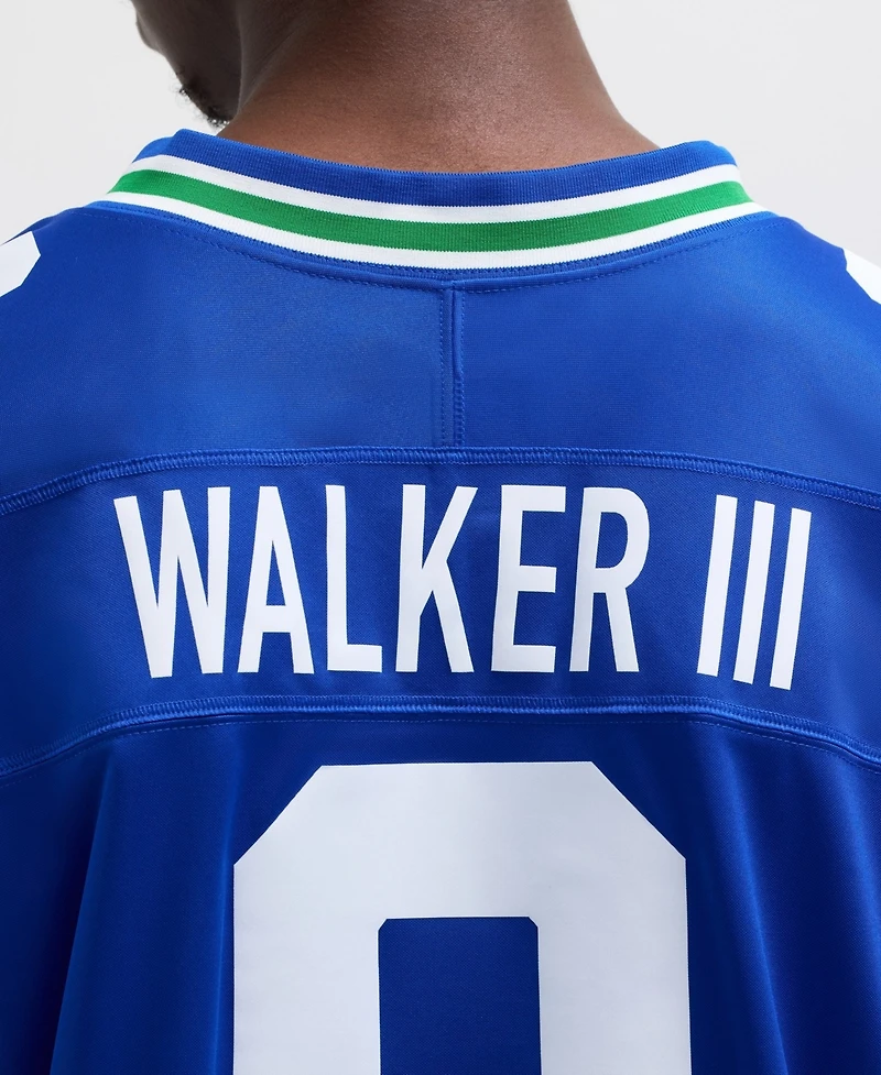 Men's Nike Kenneth Walker Iii Royal Seattle Seahawks Throwback Vapor F.u.s.e. Limited Jersey