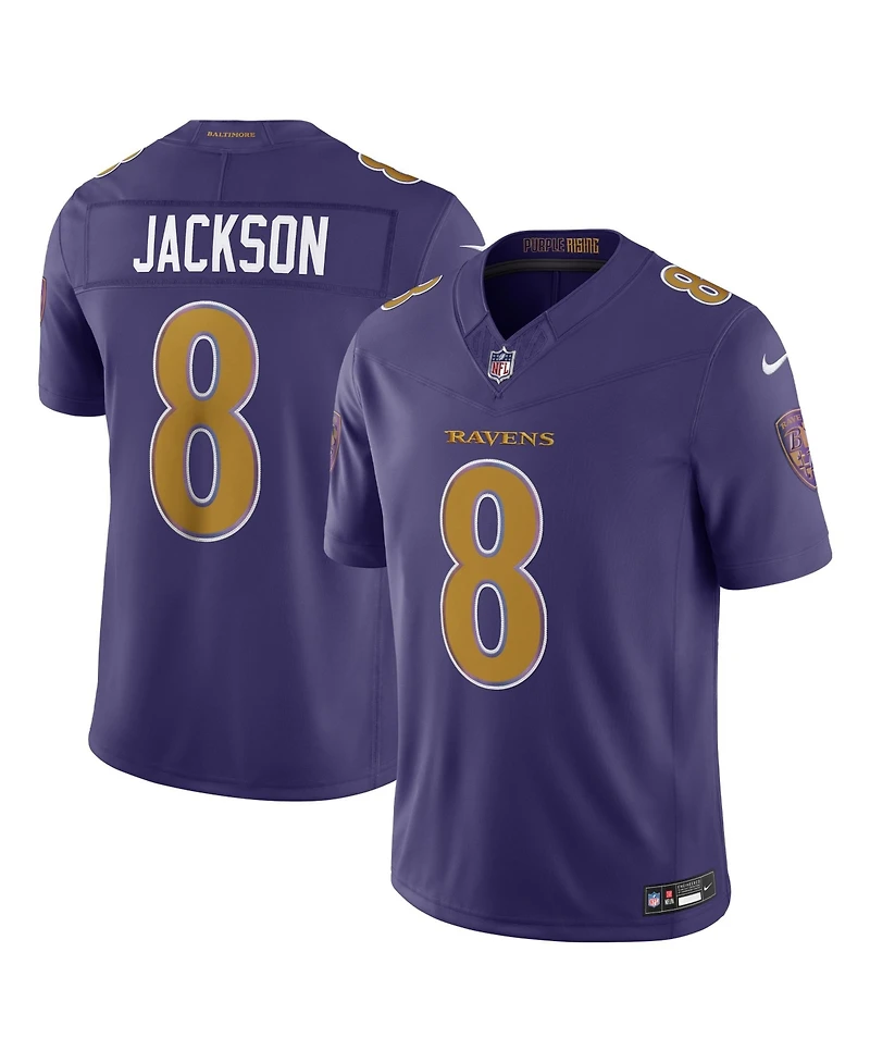 Nike Men's Lamar Jackson Purple Baltimore Ravens Alternate Vapor F.u.s.e. Stitched Limited Jersey