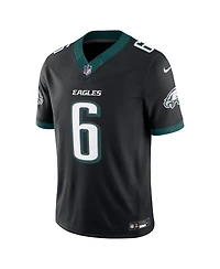 Nike Men's DeVonta Smith Black Philadelphia Eagles Alternate Vapor F.u.s.e. Stitched Limited Jersey