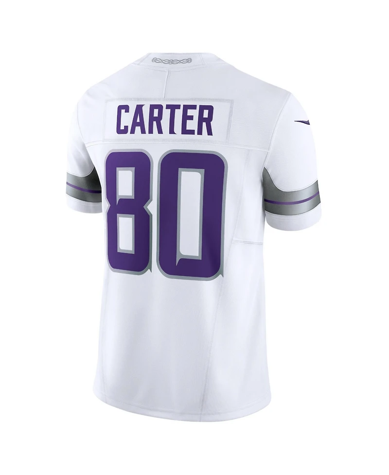 Nike Men's Cris Carter White Minnesota Vikings Alternate Vapor F.u.s.e. Retired Player Limited Jersey
