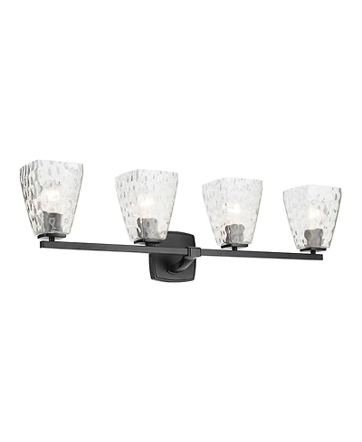 Kichler Marant Bath 4Lt with Clear Water Glass