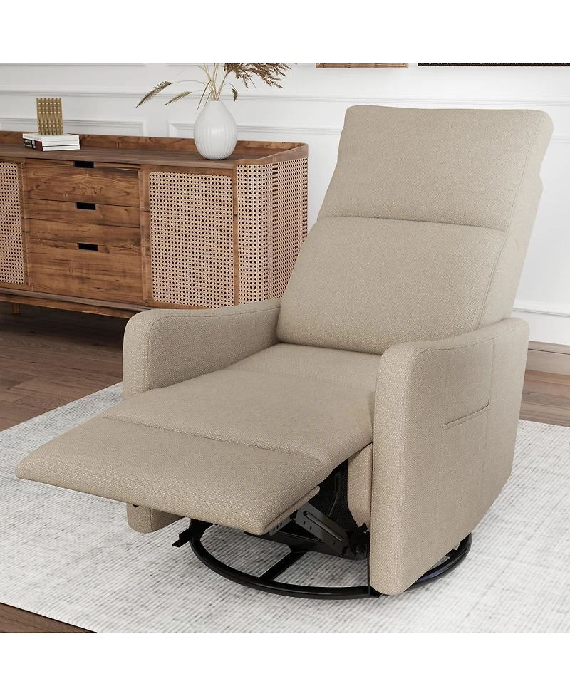 Streamdale Furniture Power Swivel Rocker Recliner Chair for Living Room and Nursery