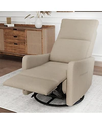 Streamdale Furniture Power Swivel Rocker Recliner Chair for Living Room and Nursery
