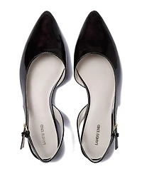 Lands' End Women's Leather Slingback Low Heels