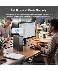 Lenovo ThinkCentre neo 55s Business Sff Desktop, Amd Ryzen 5 220, Amd Radeon Graphics, 8GB DDR5, 256GB Ssd, Wi-Fi 7, Win11 Pro, Black