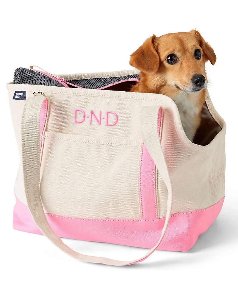 Lands' End Canvas Dog Tote Carrier