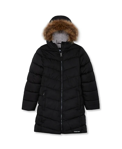 Lands' End Girls Fleece Lined Parka