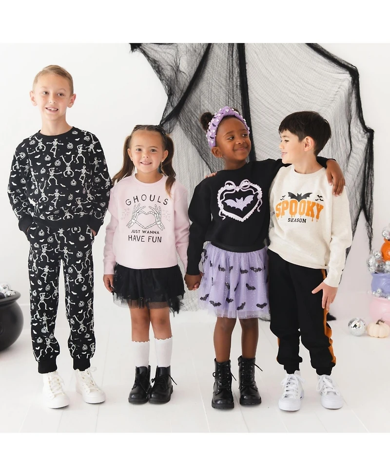Sweet Wink Big Boys 10-12 Spooky Season Halloween Sweatshirt