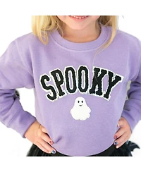 Sweet Wink Toddler Girls 2T-4T Spooky Ghost Patch Halloween Sweatshirt