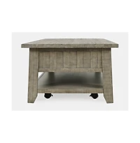 Jofran Rustic Farmhouse Solid Wood 50" Coffee Table