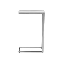 Jofran Aurora Solid Marble Modern Luxury Glam Accent C-Table (Set of 2)