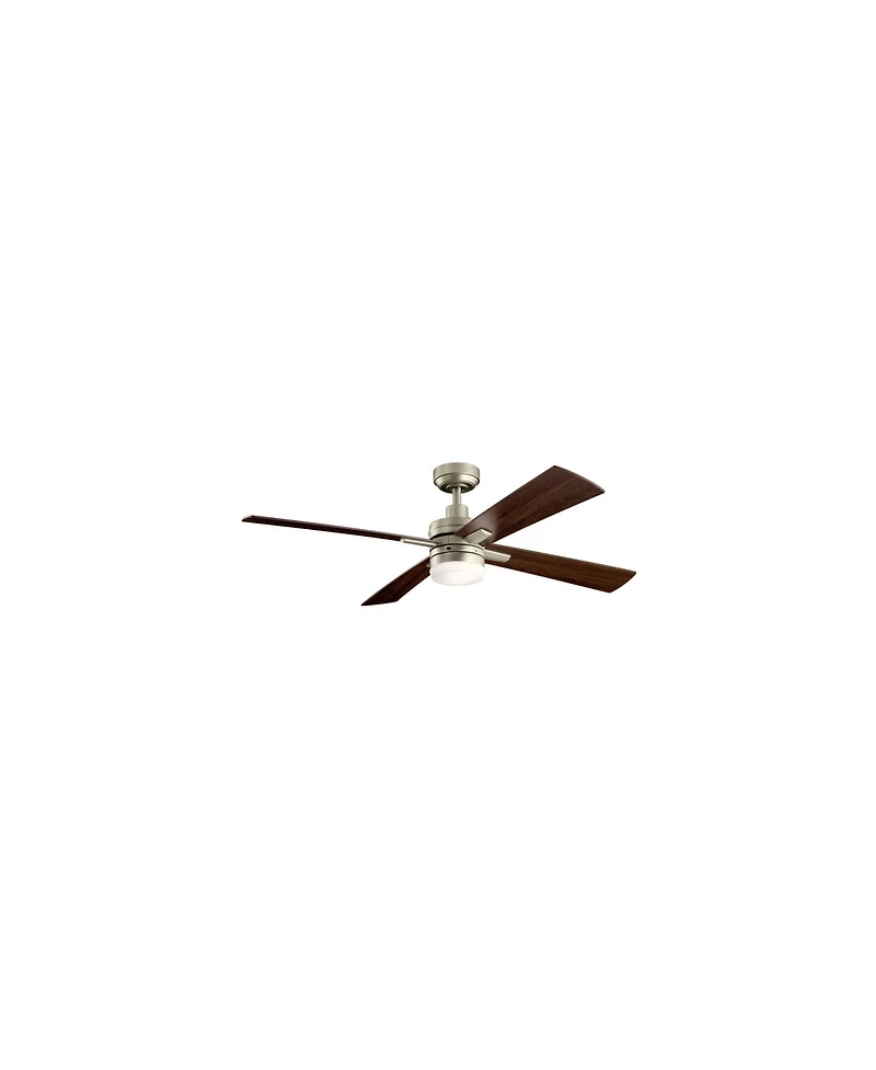 Kichler 52 Lija Brushed Nickel Ceiling Fan with Blades