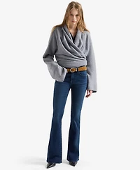 7 For All Mankind Women's Bootcut Tailorless Mid-Rise Jeans