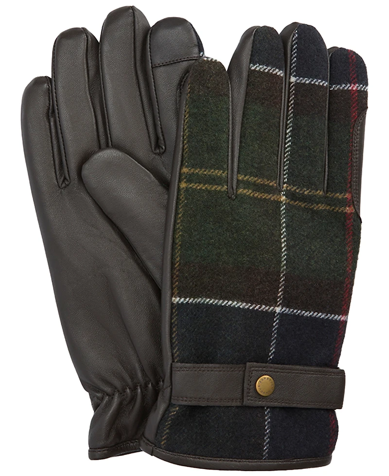 Barbour Newbrough Waterproof Leather Touchscreen Gloves