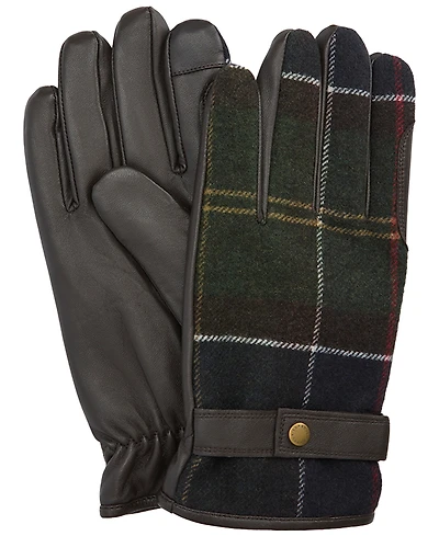 Barbour Newbrough Waterproof Leather Touchscreen Gloves