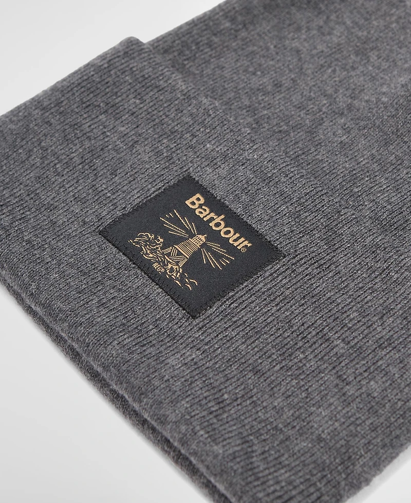 Barbour Rib-Knit Double-Layer Beanie