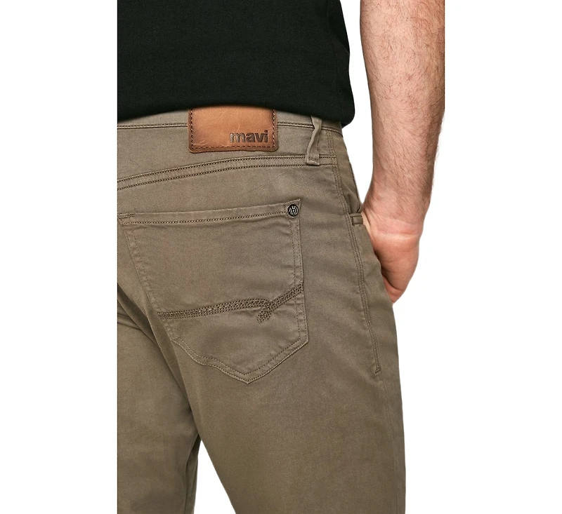 Mavi Jeans Men's Matt Regular Rise Relaxed Leg In Twill Pants