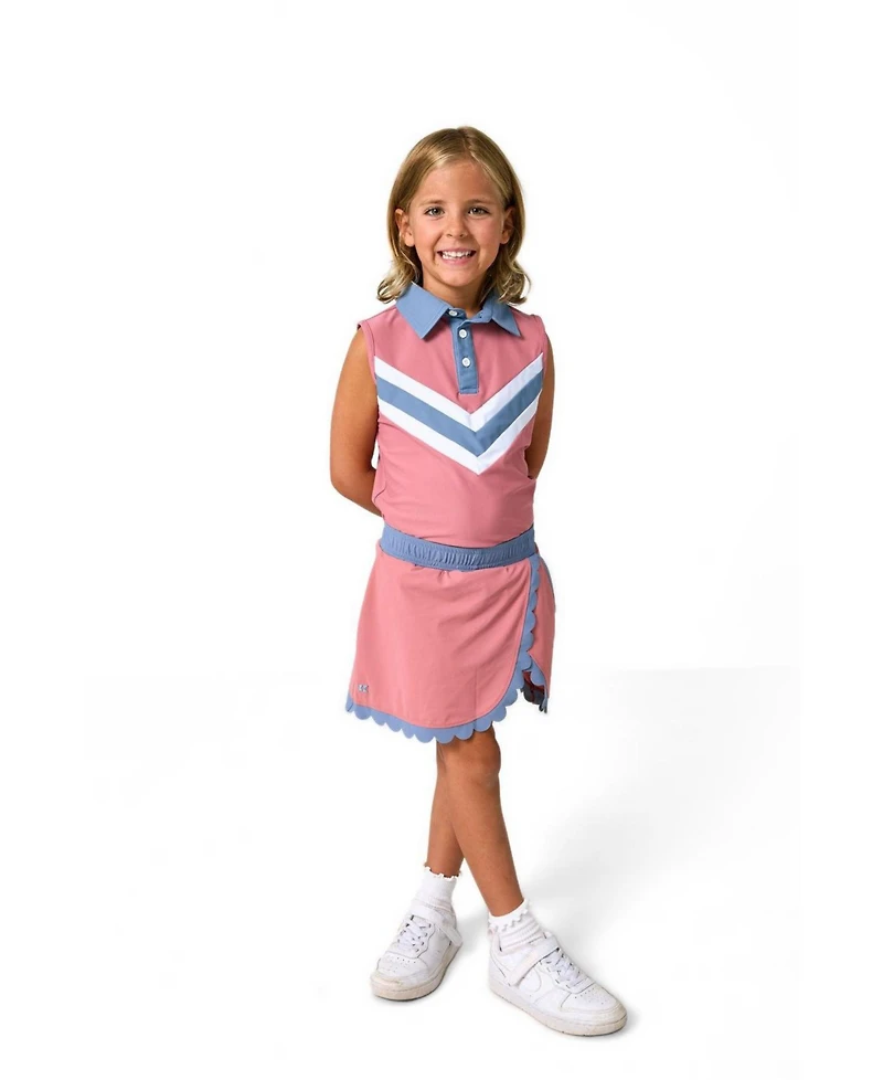 Courtside Kids Girls' 2-16 Scalloped Skort