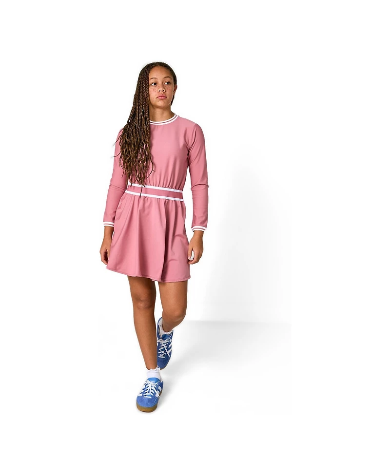 Courtside Kids Girls' 2-16 Club Long Sleeve Dress