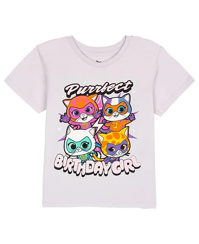 Super Kitties Girls' 4-16 Disney SuperKitties Birthday Graphic T-Shirt