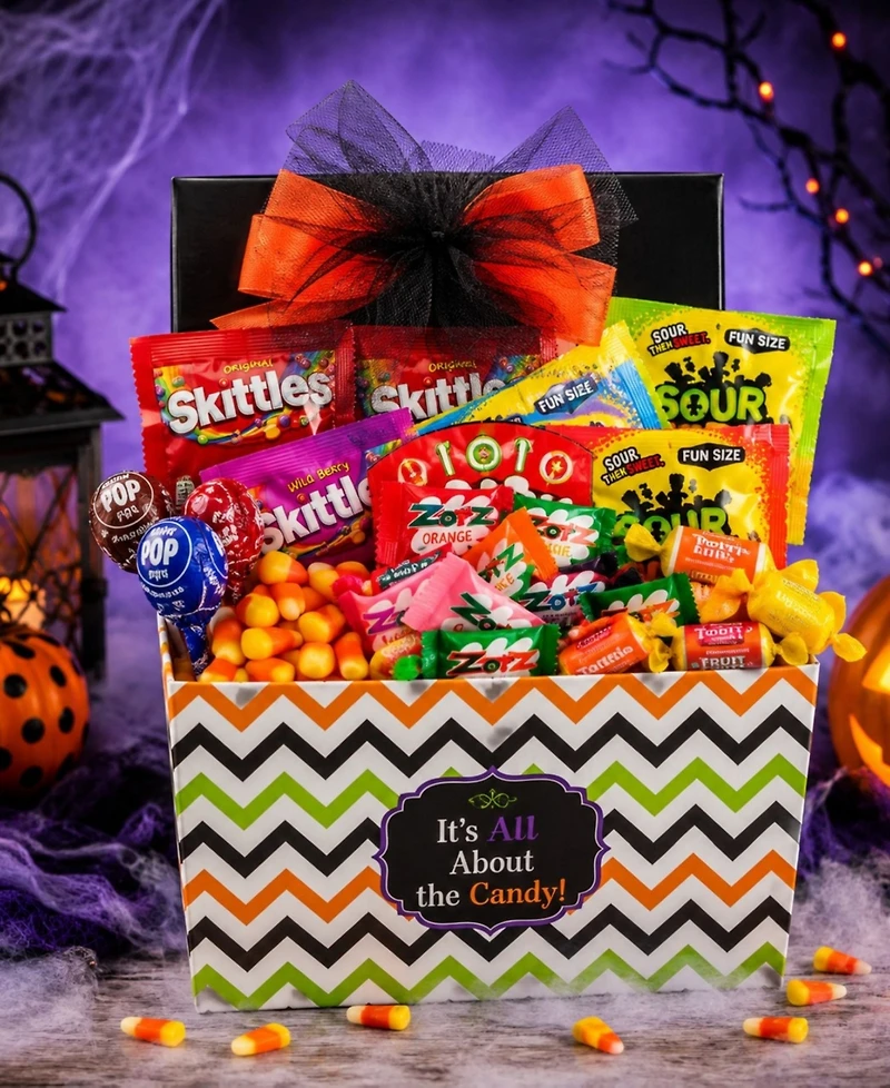 Beyond the Bow Gifts It's All About the Candy Gift Basket, 6-Pieces