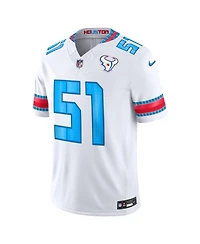 Nike Men's Will Anderson Jr. White Houston Texans 2026 Rivalries Collection Vapor F.u.s.e Stitched Limited Jersey