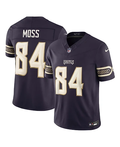 Nike Men's Randy Moss Purple Minnesota Vikings 2026 Rivalries Collection Vapor F.u.s.e Stitched Limited Jersey