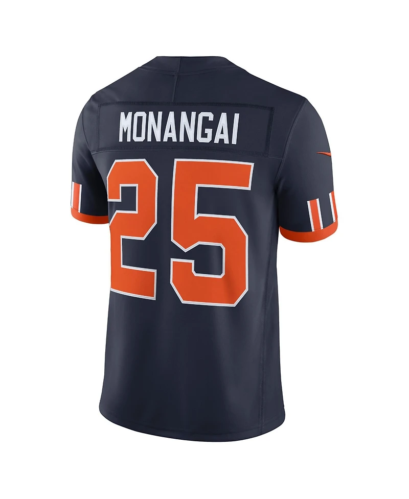 Nike Men's Kyle Monangai Navy Chicago Bears 2026 Rivalries Collection Vapor F.u.s.e Stitched Limited Jersey