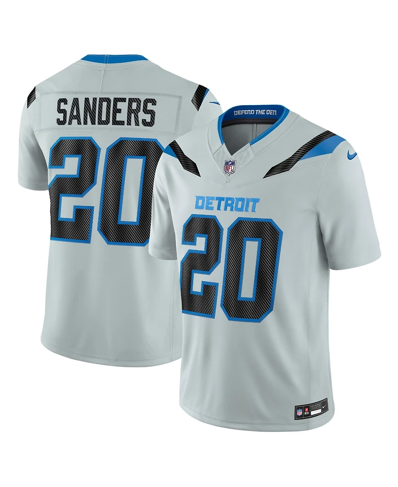 Nike Men's Barry Sanders Silver Detroit Lions 2026 Rivalries Collection Vapor F.u.s.e Stitched Limited Jersey