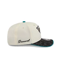 New Era Men's Cream/Black Jacksonville Jaguars 2026 Rivalries Collection Sideline 9SEVENTY Adjustable Hat