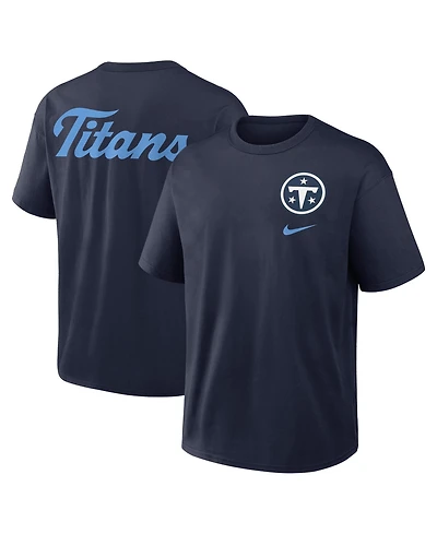 Nike Men's Navy Tennessee Titans 2026 Rivalries Collection Max90 T-Shirt