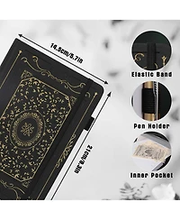 Danrong Hardcover College Ruled Lined Journal 320 Numbered Pages Thick Paper Travel School Office