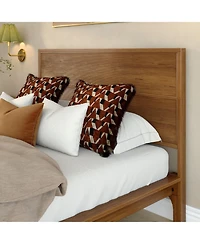 Plank+Beam Linea Tambour Full Bed, Pecan