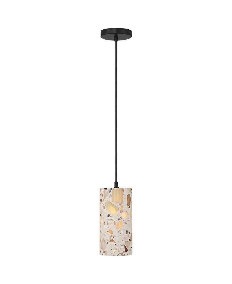 Possini Euro Design Possini Euro Petroglyph 5" Wide Stone Mini-Pendant Light
