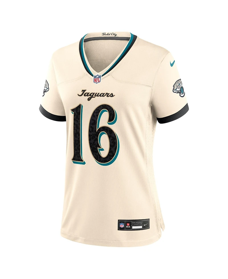 Nike Women's Trevor Lawrence Natural Jacksonville Jaguars 2026 Rivalries Collection Game Jersey
