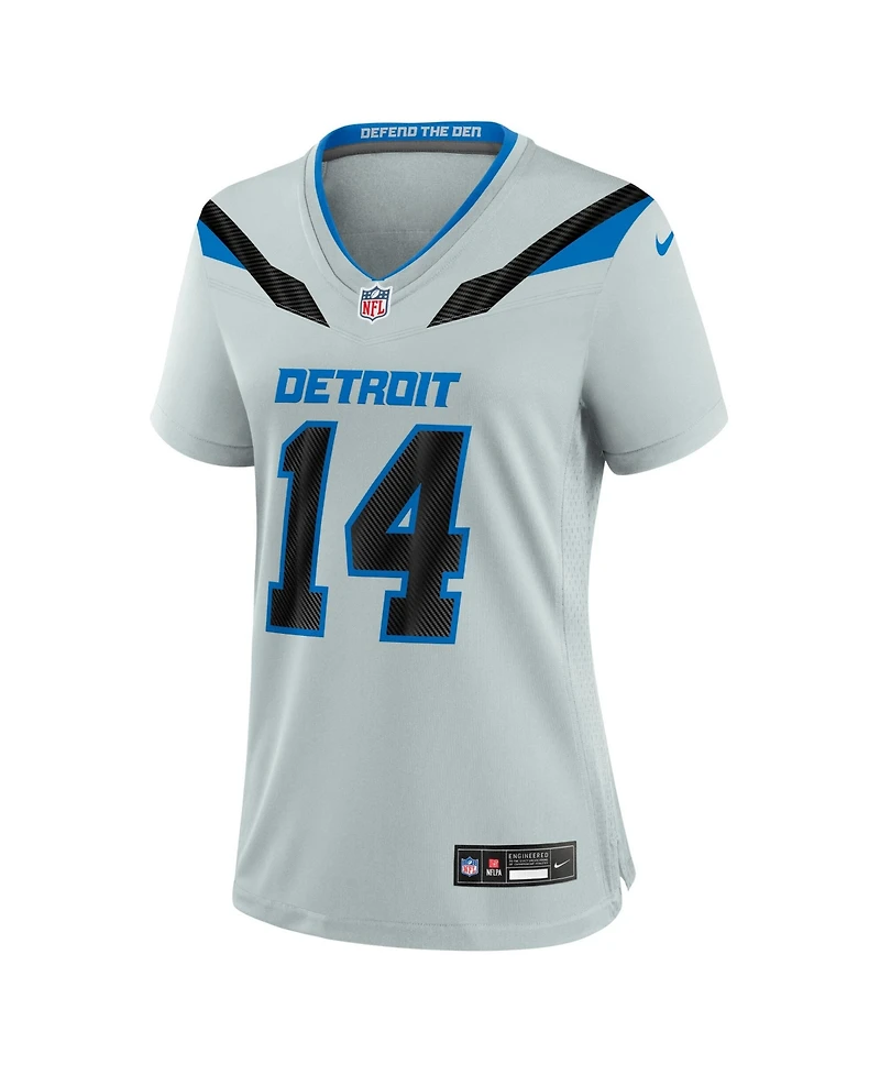 Nike Women's Amon-Ra St. Brown Silver Detroit Lions 2026 Rivalries Collection Game Jersey