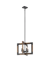 Kichler Marimount 18" Wide Auburn Stained 4-Light Chandelier