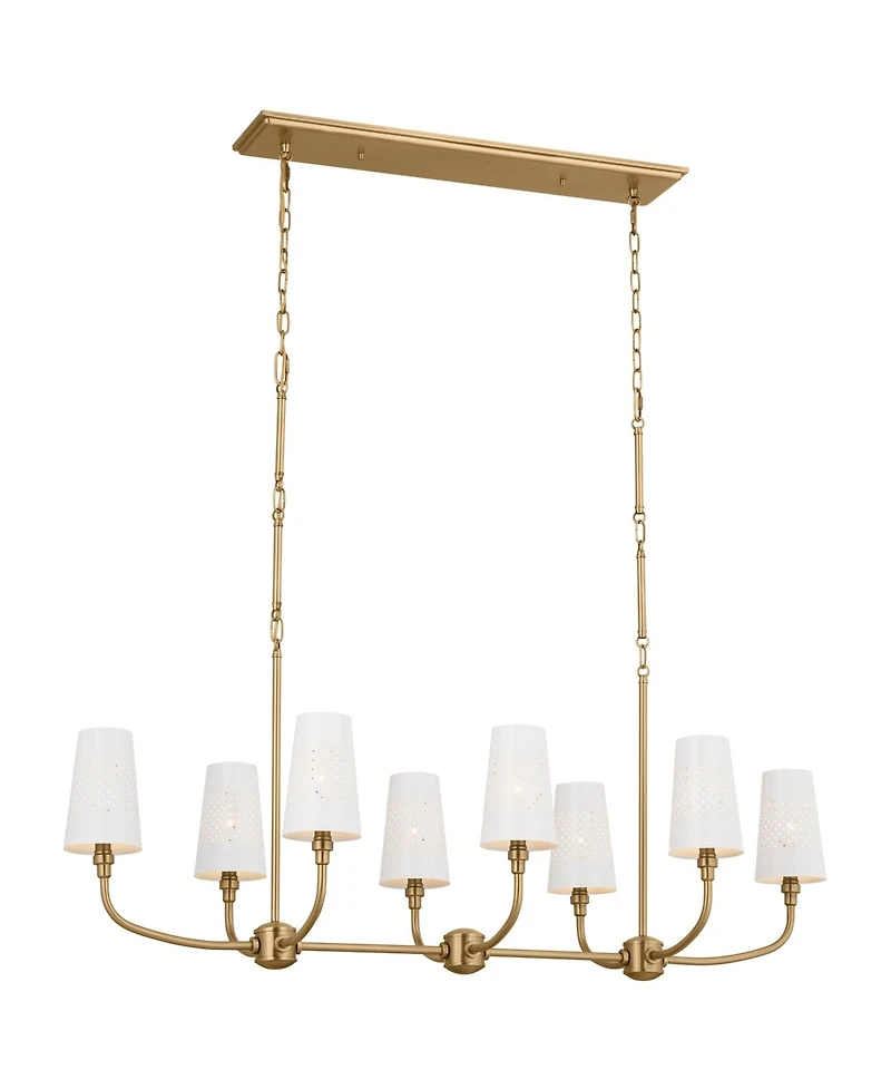 Kichler Adeena 47 1/4" Wide Brushed 8-Light Chandelier