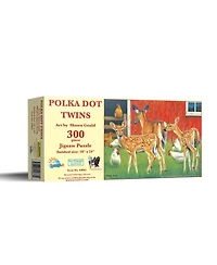 SunsOut Polka Dot Twins 300 Piece Jigsaw Puzzle, Ages 15+