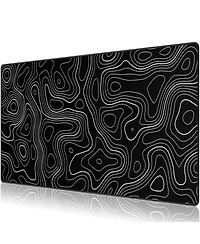 Lofree Xxl World Map Gaming Desk Mat Non Slip Stitched Edge Portable Office Mouse Pad