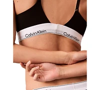 Calvin Klein Icon Cotton-Modal Blend Lightly Lined Wirefree Bralette, QF8994