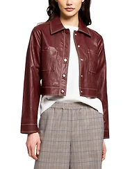 Central Park West Women's Hazel Topstitched Jacket