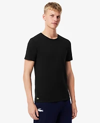 Lacoste Men's 3-Pack Regular Fit Crewneck Undershirts
