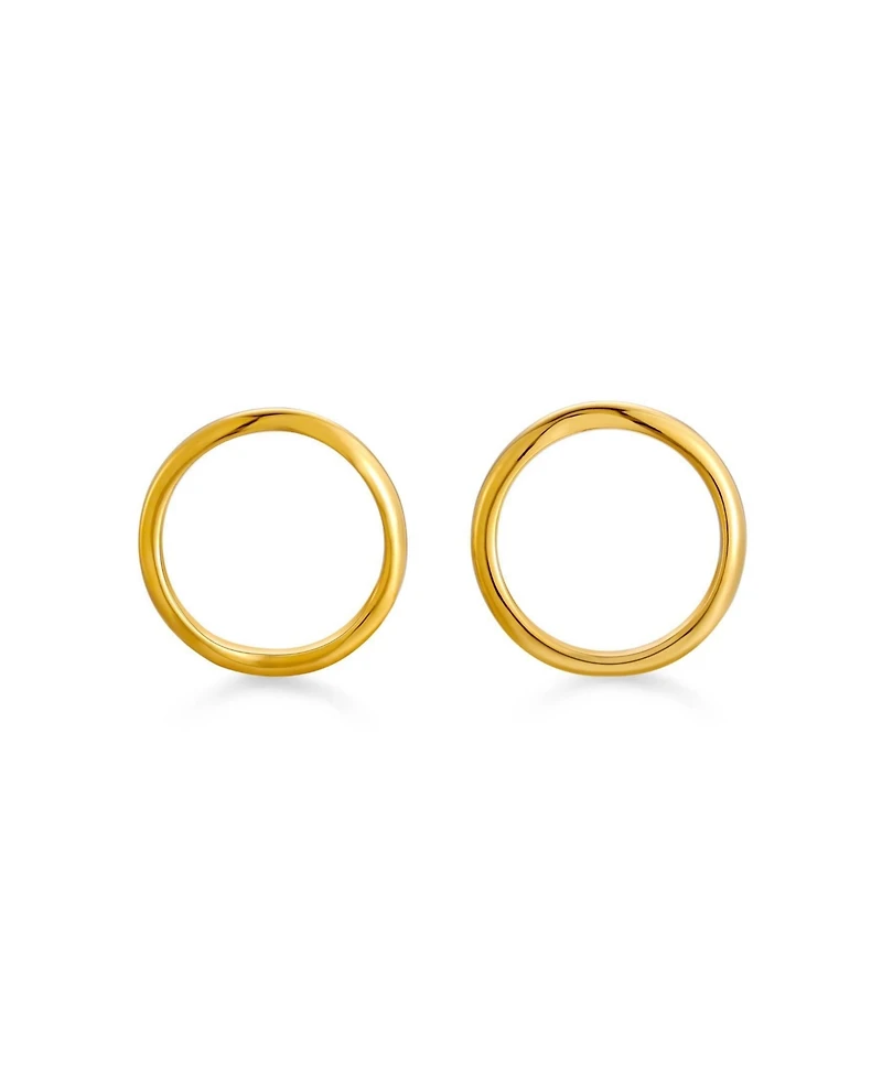 Atolea Gemini Stackable Rings, 2-Piece Set