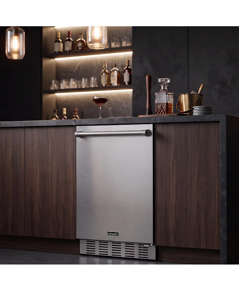 Newair 18" Undercounter Clear Ice Maker, 62-100 lbs