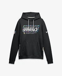 Nike Men's Black Minnesota Vikings 2026 Nfl Cruical Catch Sideline Dri-Fit Pullover Hoodie
