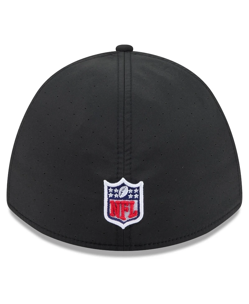New Era Men's Black Orleans Saints 2026 Nfl Cruical Catch 39THIRTY M-Crown Stretch Hat