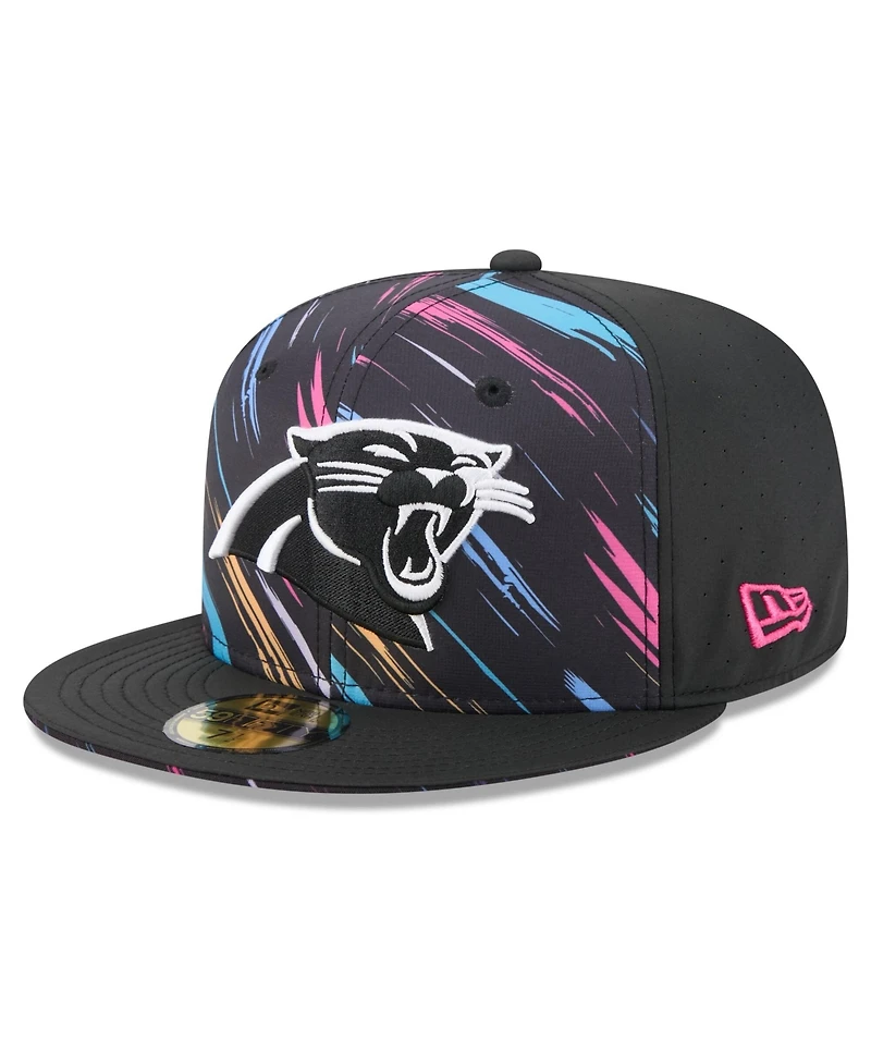 New Era Men's Black Carolina Panthers 2026 Nfl Cruical Catch 59FIFTY Fitted Hat