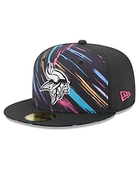 New Era Men's Black Minnesota Vikings 2026 Nfl Cruical Catch 59FIFTY Fitted Hat