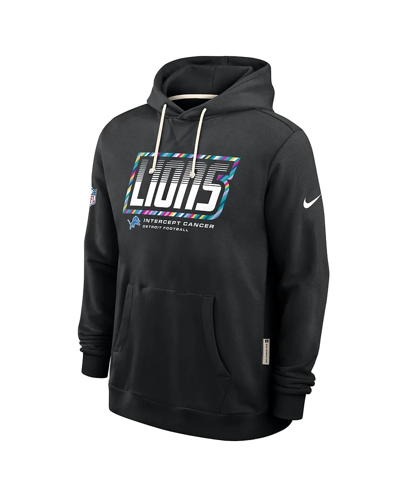 Nike Men's Detroit Lions 2026 Nfl Cruical Catch Sideline Dri-Fit Pullover Hoodie